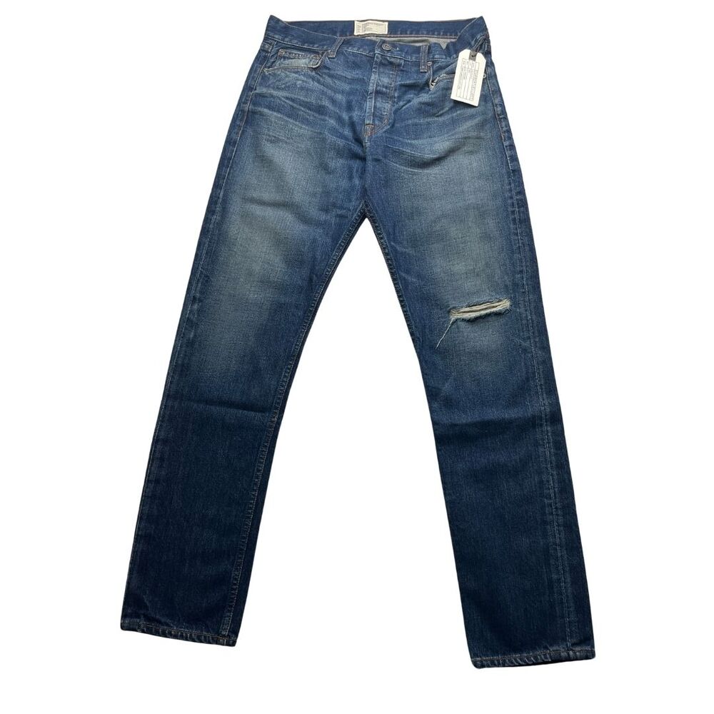 2-70 CURRENT/ELLIOTT Men's Tapered Selvedge Straight Jeans 2016 Blue 30x30